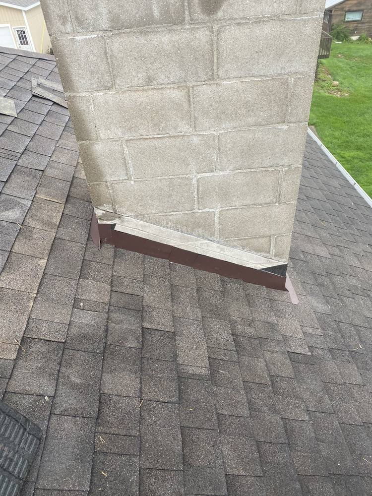 Block Chimney Re-Flash in West Michigan — photo 8 of 14