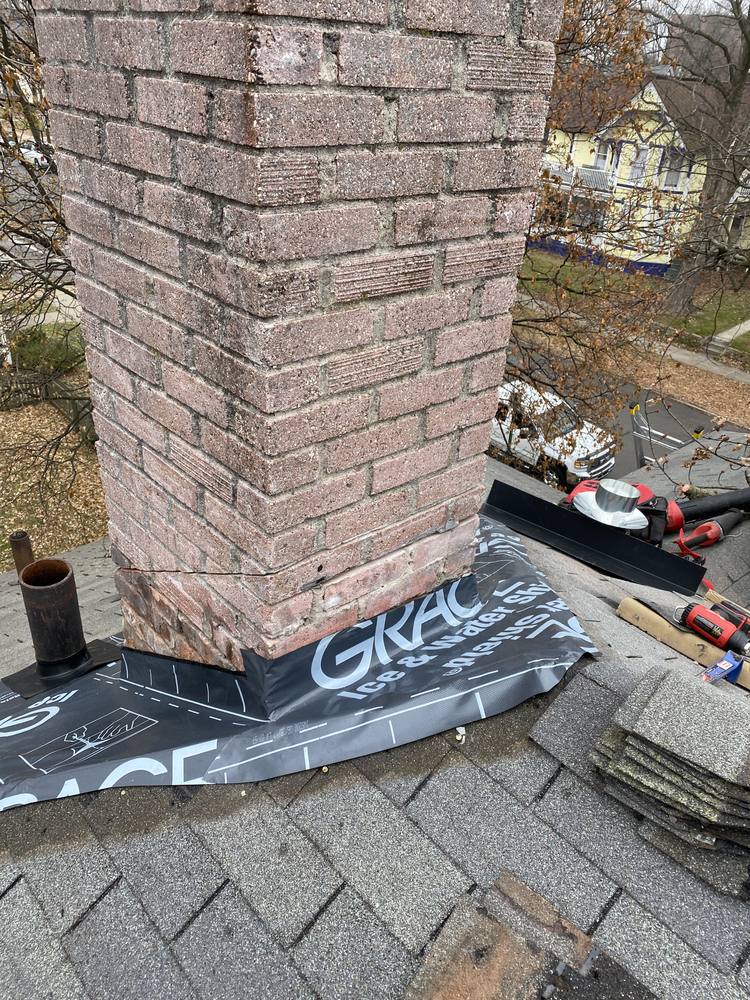 Chimney and Flue Pipe Re-Flash in West Michigan — photo 6 of 15