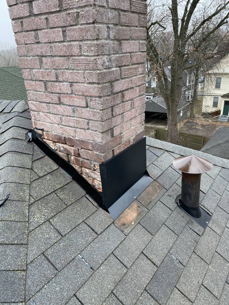 Chimney and Flue Pipe Re-Flash in West Michigan — photo 8 of 15