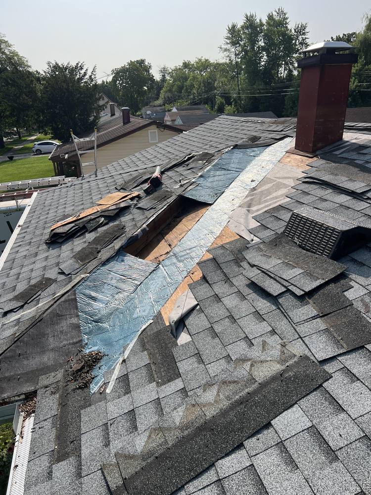 Chimney Flashing and Valley Replacement in West Michigan — photo 5 of 17