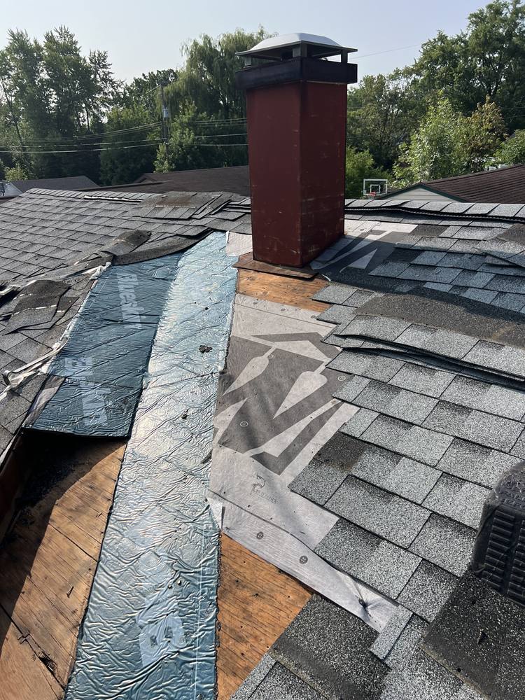 Chimney Flashing and Valley Replacement in West Michigan — photo 7 of 17