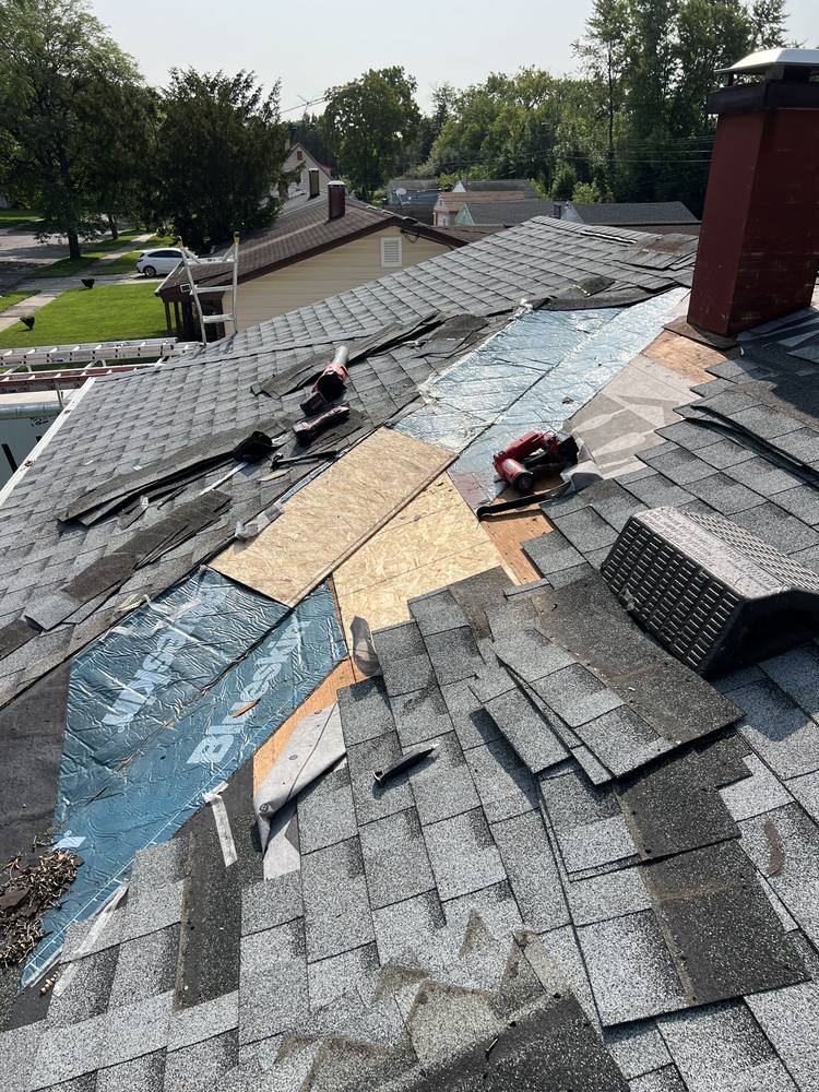 Chimney Flashing and Valley Replacement in West Michigan — photo 11 of 17