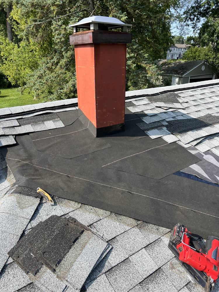 Chimney Flashing and Valley Replacement in West Michigan — photo 13 of 17