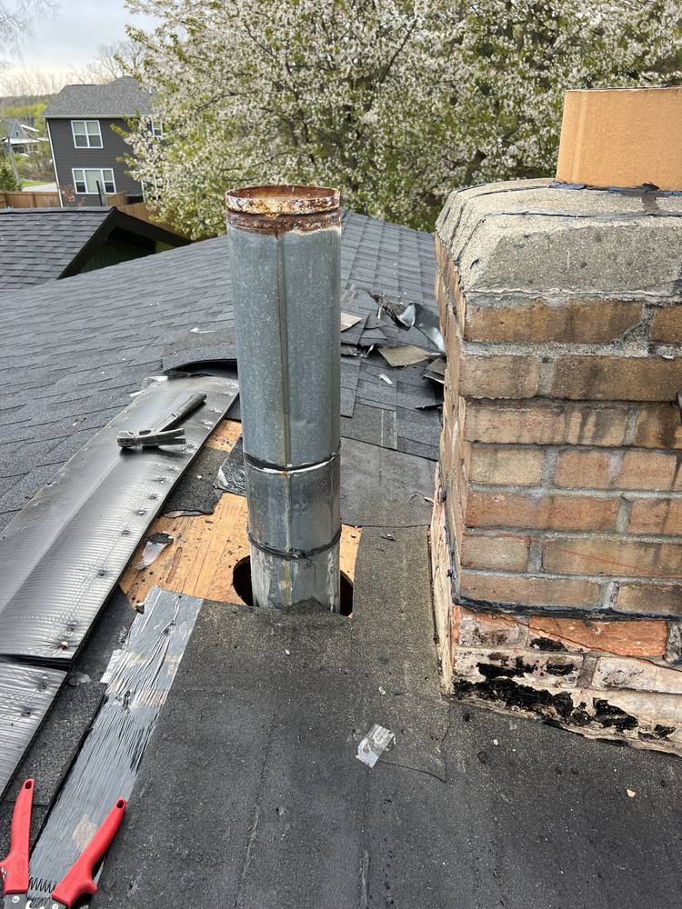 Chimney Flashing Replacement in West Michigan — photo 12 of 28