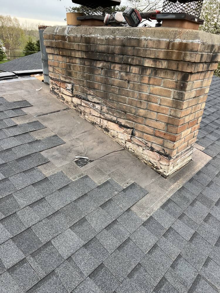Chimney Flashing Replacement in West Michigan — photo 16 of 28