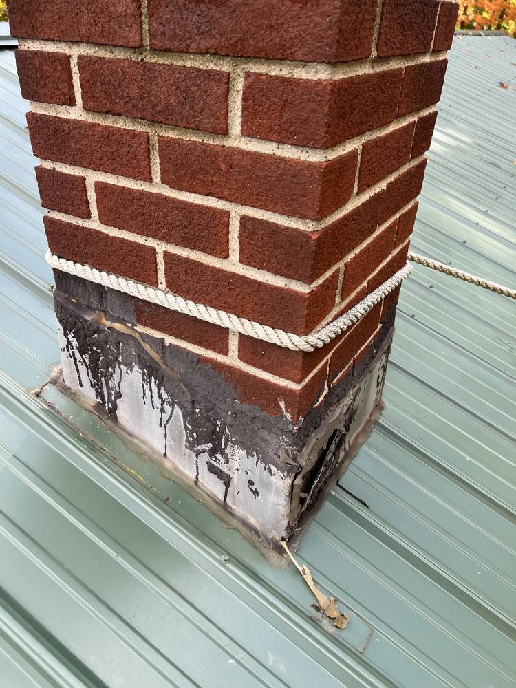 Chimney Repair on a Metal Roof in West Michigan — photo 6 of 18