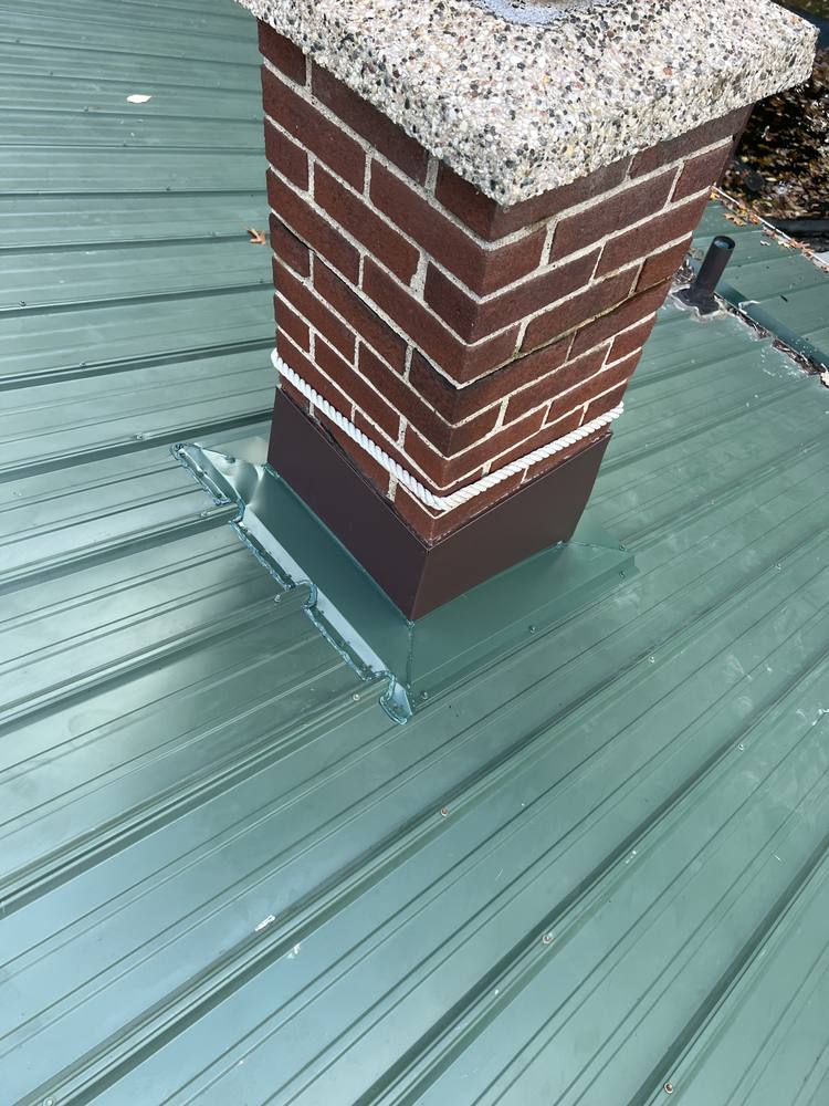 Chimney Repair on a Metal Roof in West Michigan — photo 14 of 18