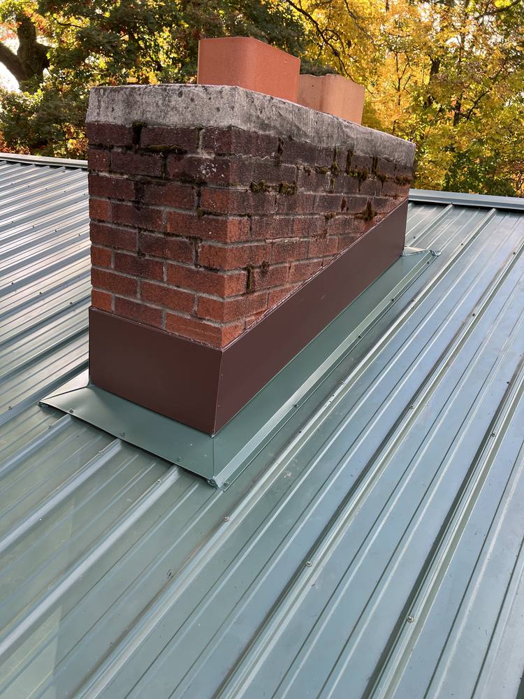 Chimney Repair on a Metal Roof in West Michigan — photo 18 of 18