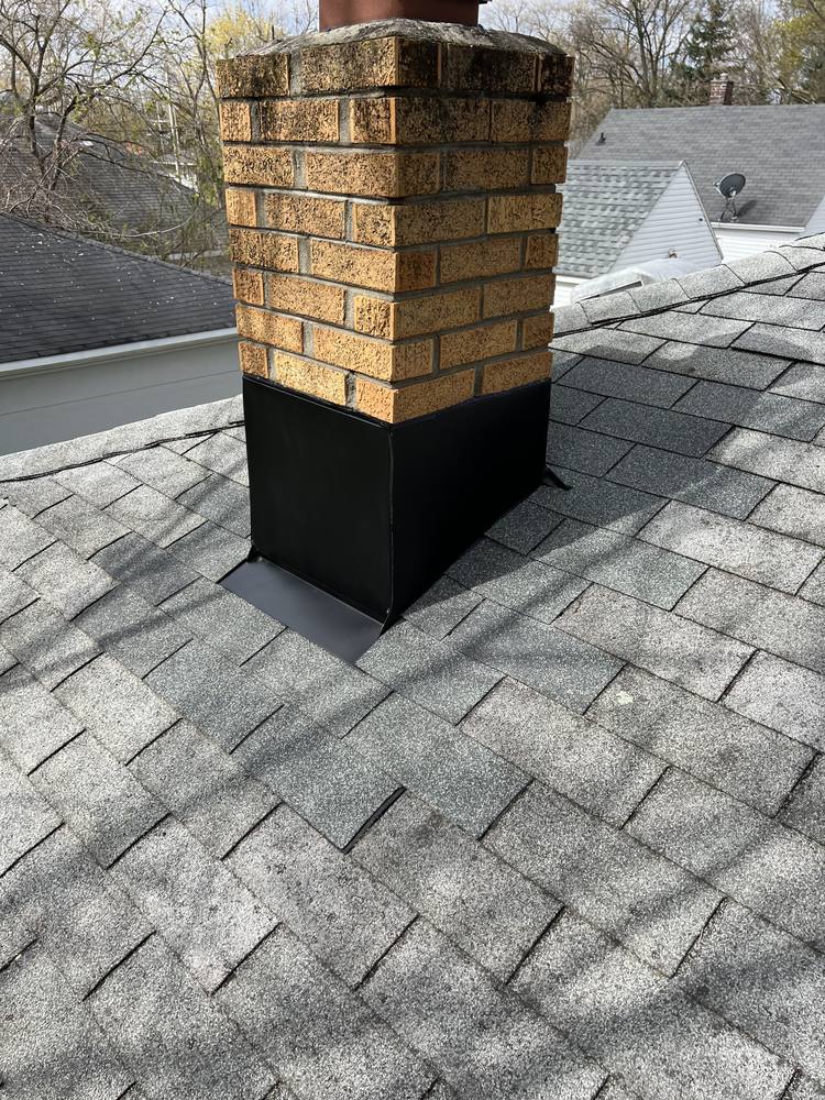 Chimney Skirt Flashing in West Michigan — photo 9 of 9