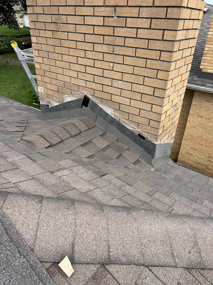 Chimney Step Flashing Repair in West Michigan — photo 10 of 12