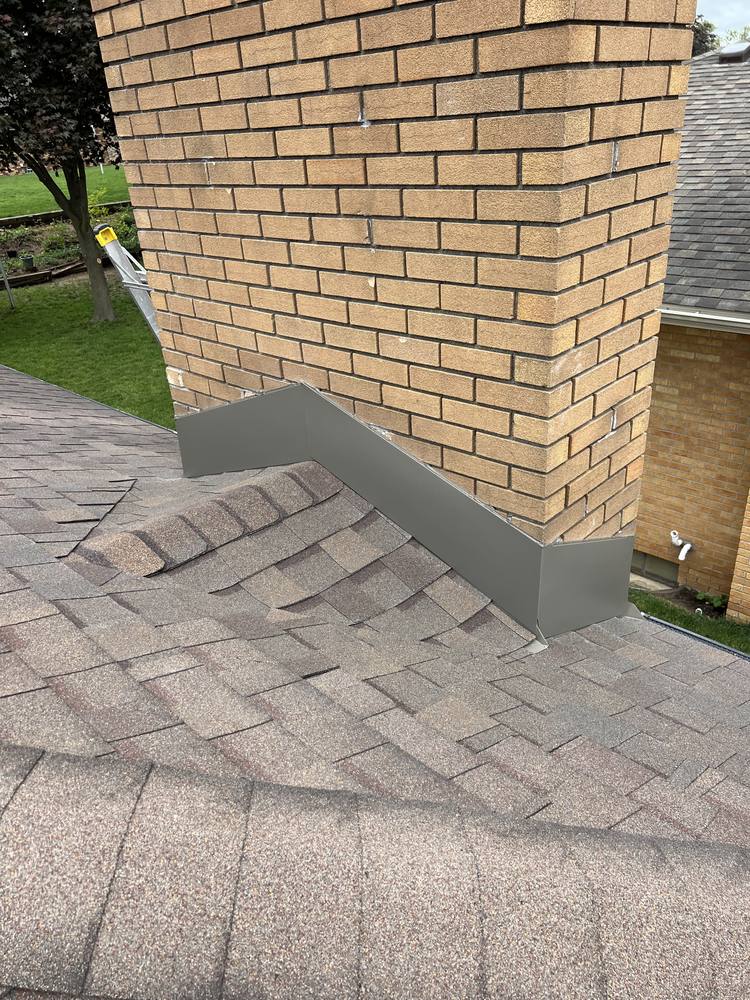 Chimney Step Flashing Repair in West Michigan — photo 12 of 12