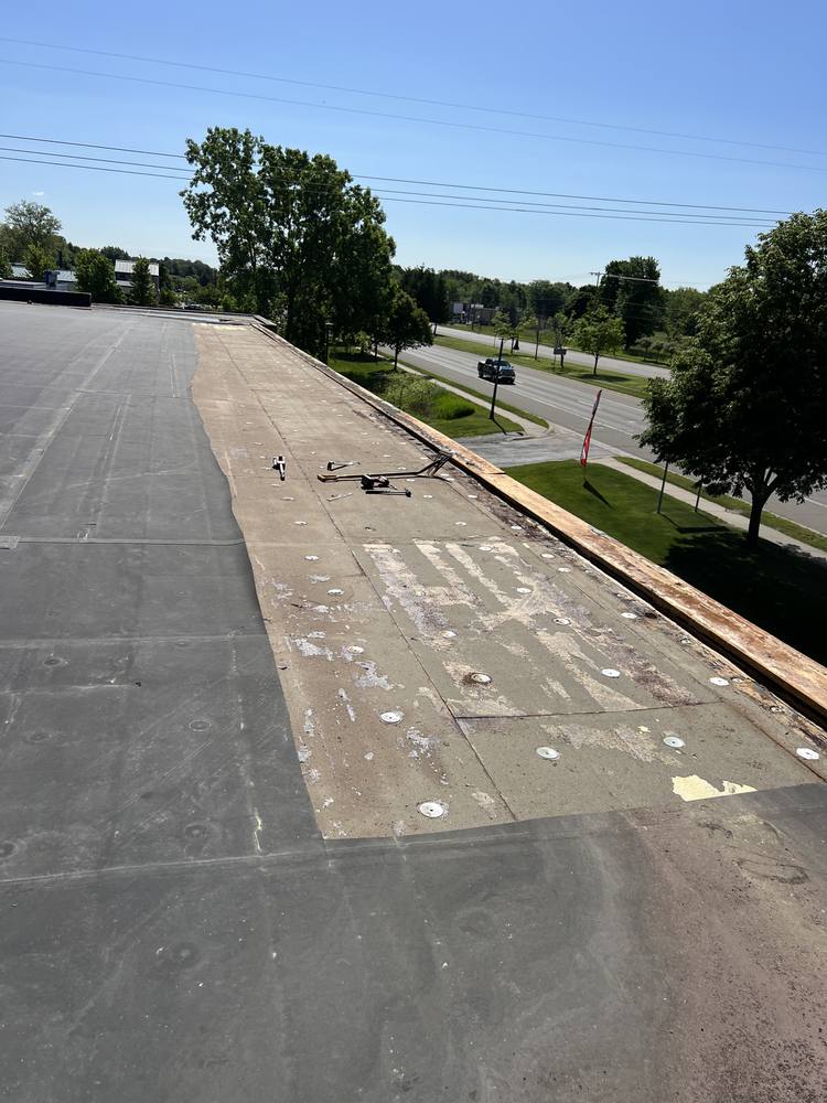Commercial EPDM Wind Damage Repair in West Michigan — photo 5 of 11