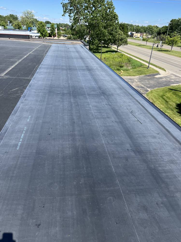 Commercial EPDM Wind Damage Repair in West Michigan — photo 9 of 11