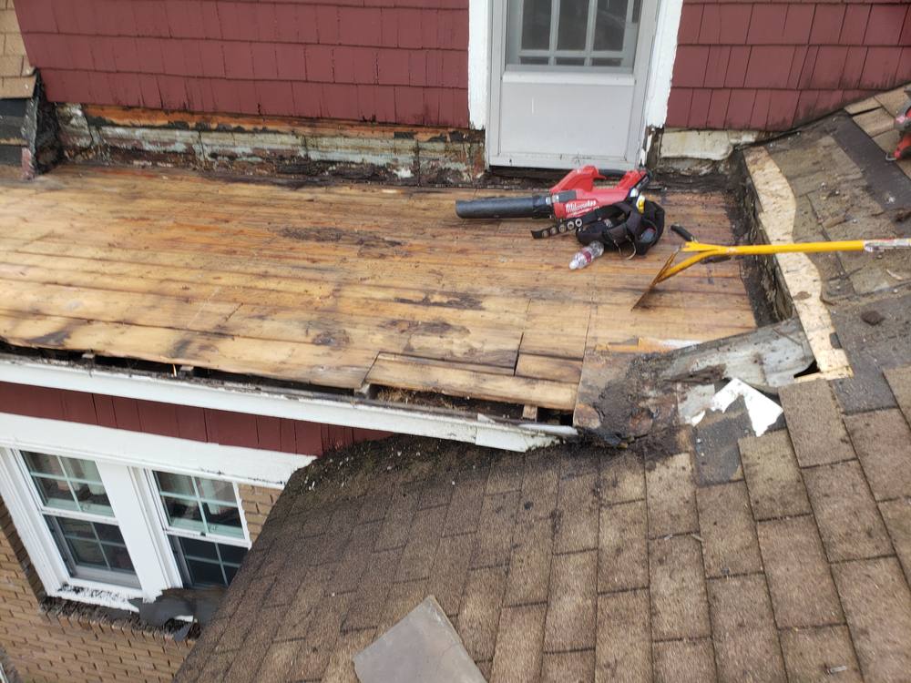 EPDM Flat Roof and Door-to-Window Conversion in West Michigan — photo 6 of 13