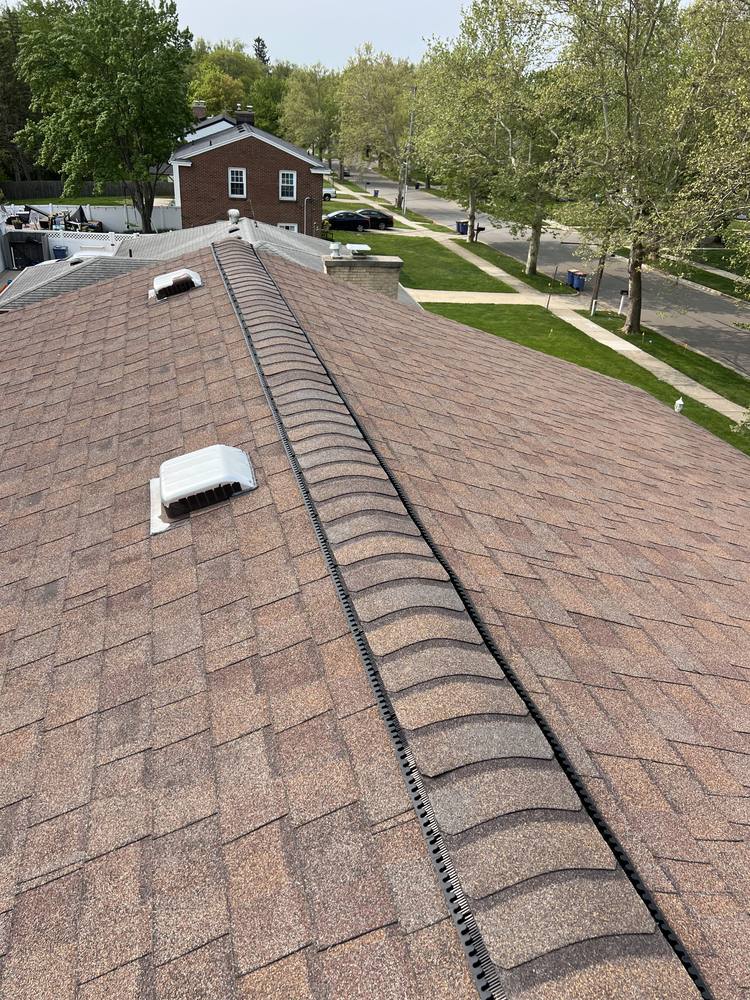 Ridge Vent and Bath Fan Vent Added in West Michigan — photo 12 of 12