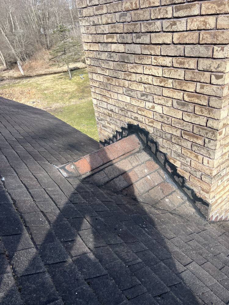 Stone Chimney Re-Flash in West Michigan — photo 4 of 22