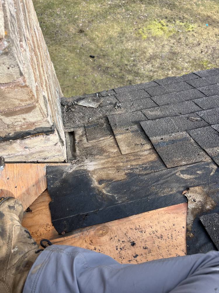 Stone Chimney Re-Flash in West Michigan — photo 12 of 22