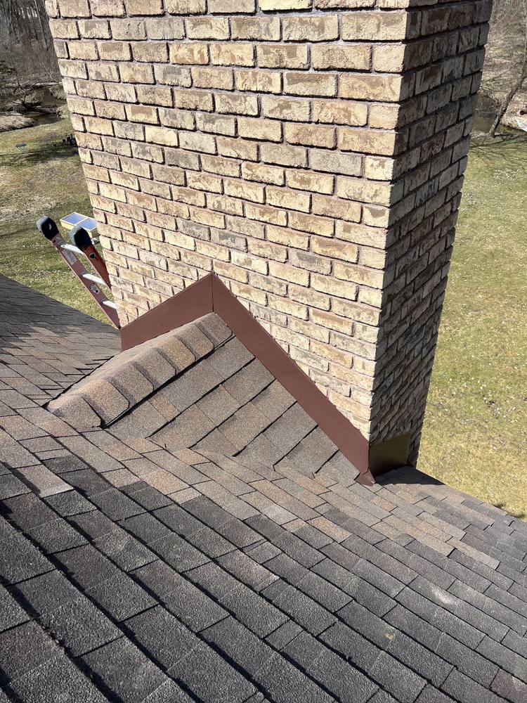 Stone Chimney Re-Flash in West Michigan — photo 21 of 22