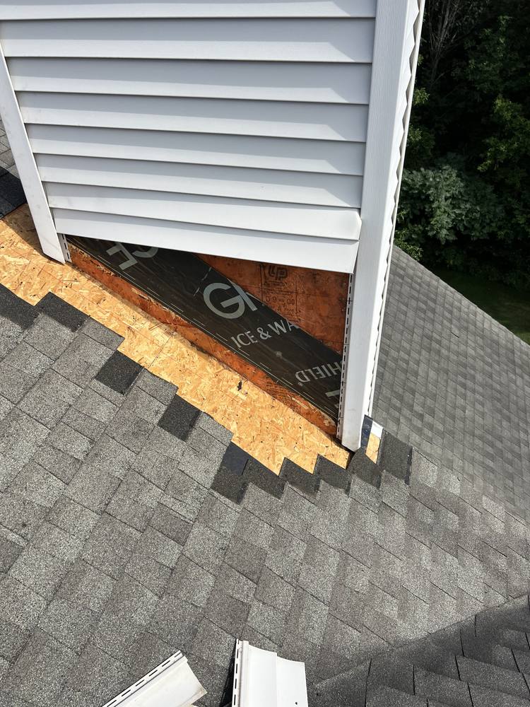 Vinyl-Sided Chimney Flashing in West Michigan — photo 5 of 16